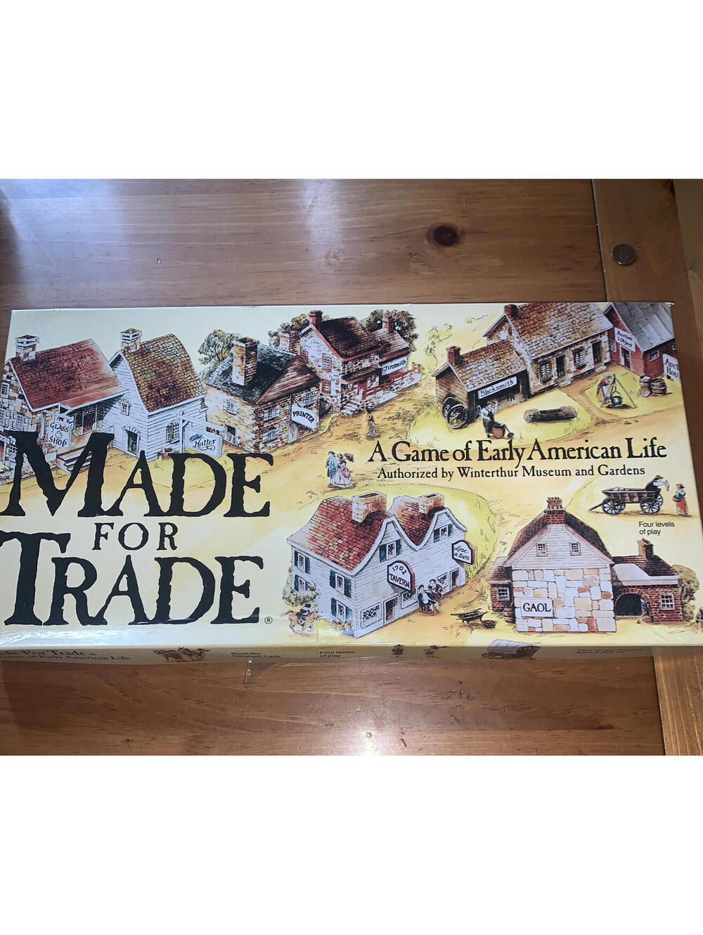 Vintage 1984 Made For Trade Board Game by Aristoplay - No Coins w/ Instructions